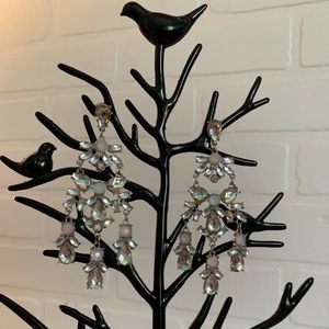 Crystal design earrings